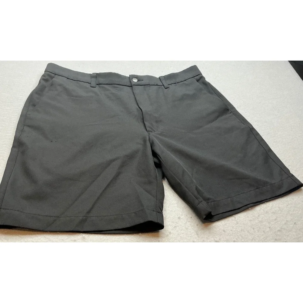 Callaway Golf Shorts Mens 38 Black Performance Stretch Flat Front Active‎ Sport
